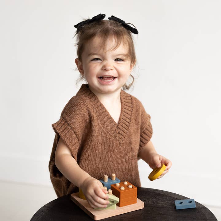 Lytl Store - Wholesale Puzzle - Kids - Shape Puzzle Toy + Geometric + Wood & Silicone + Montessori4