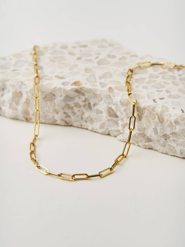 Collar de Cadena Rectangular | Plata 925 para venta al por mayor de DEMARCA