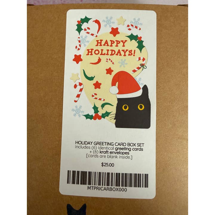 Mobius Theory - Wholesale Christmas Card - Happy Holidays Greeting Card Box Set of Six (6) Cards2