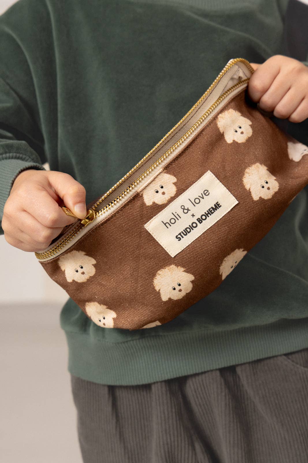 Studio Bohème Paris – Großhandel Gürteltasche – Kinder – Banane Hund1
