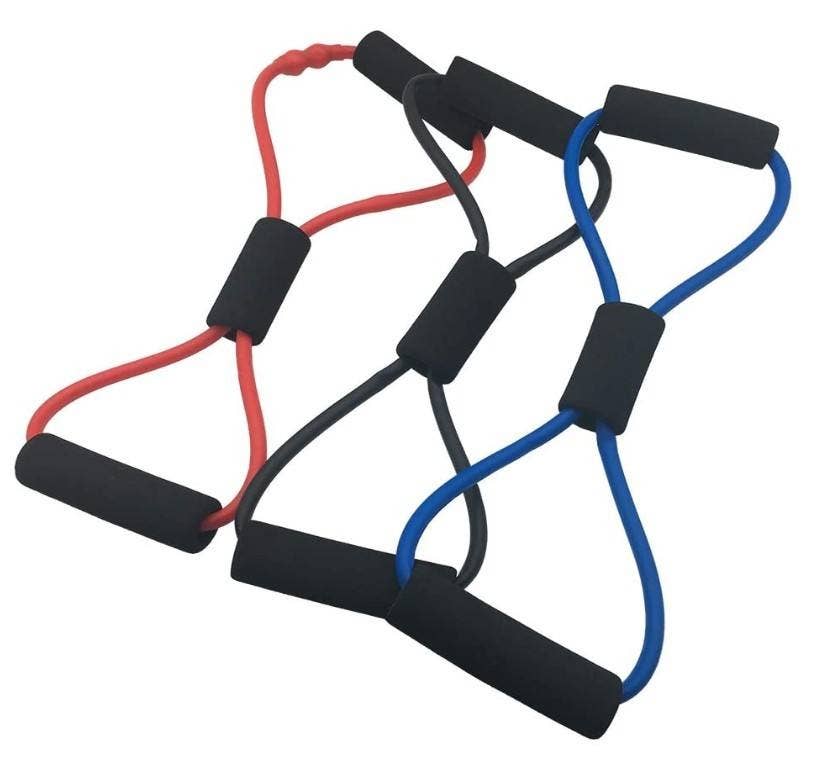 VIGOR - Wholesale Yoga Strap/Band - Yoga Fitness Resistance 8 Word Chest Expander Rope Workout M9