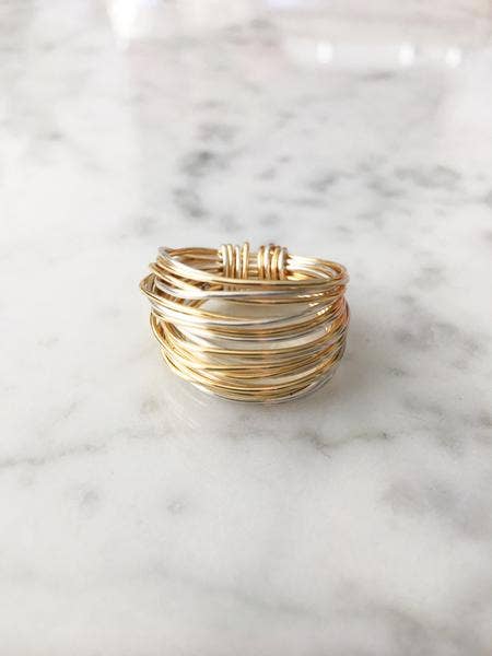 Anello avvolgente multicolore Marcia per la vendita all'ingrosso da parte di A Blonde and Her Bag