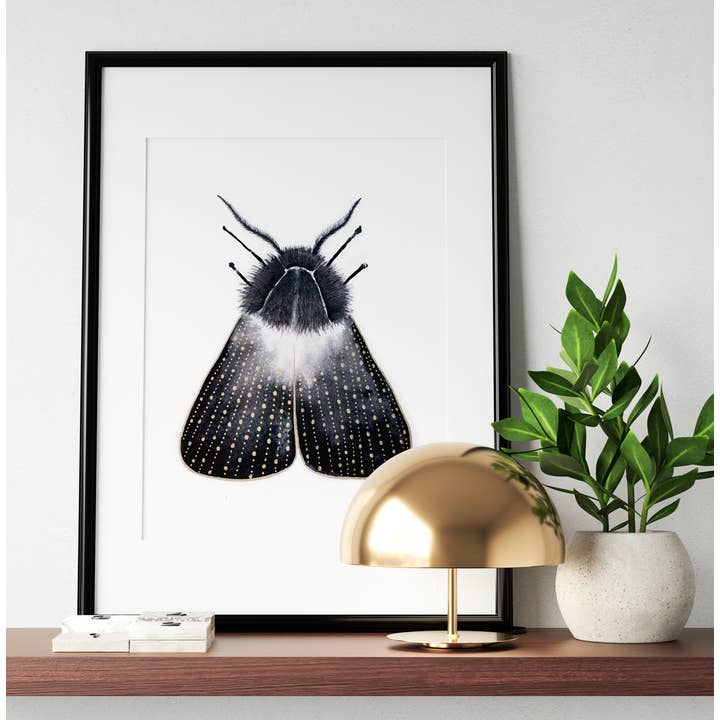The Flow Design - Venta al por mayor Ilustración - Póster con estampado de polillas, mariposas y mariposas, arte de pared