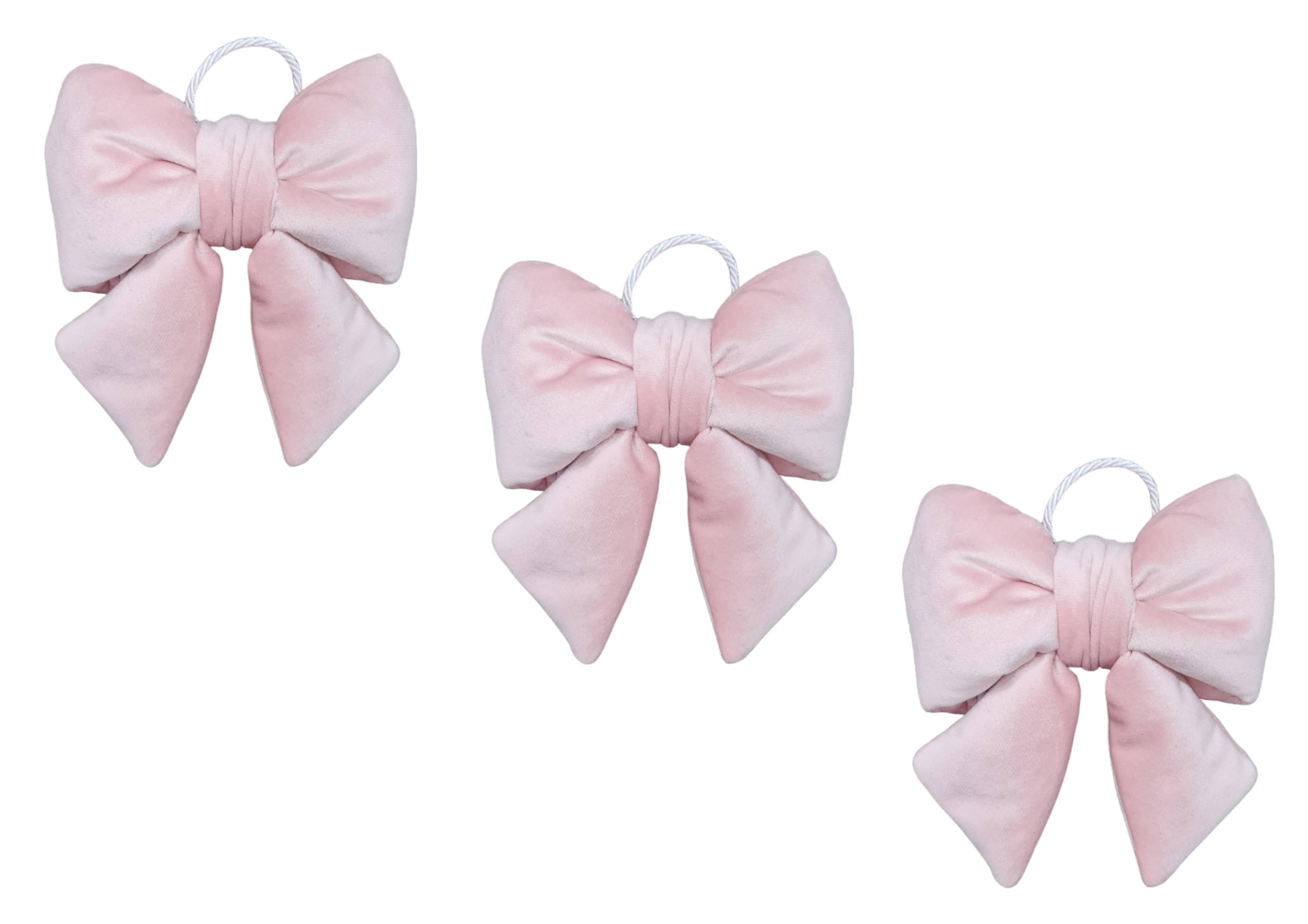 Lunaria Lab - Vendita all'ingrosso Decorazione natalizia - Fiocco Natalizio imbottito in Velluto, 14x15cm18