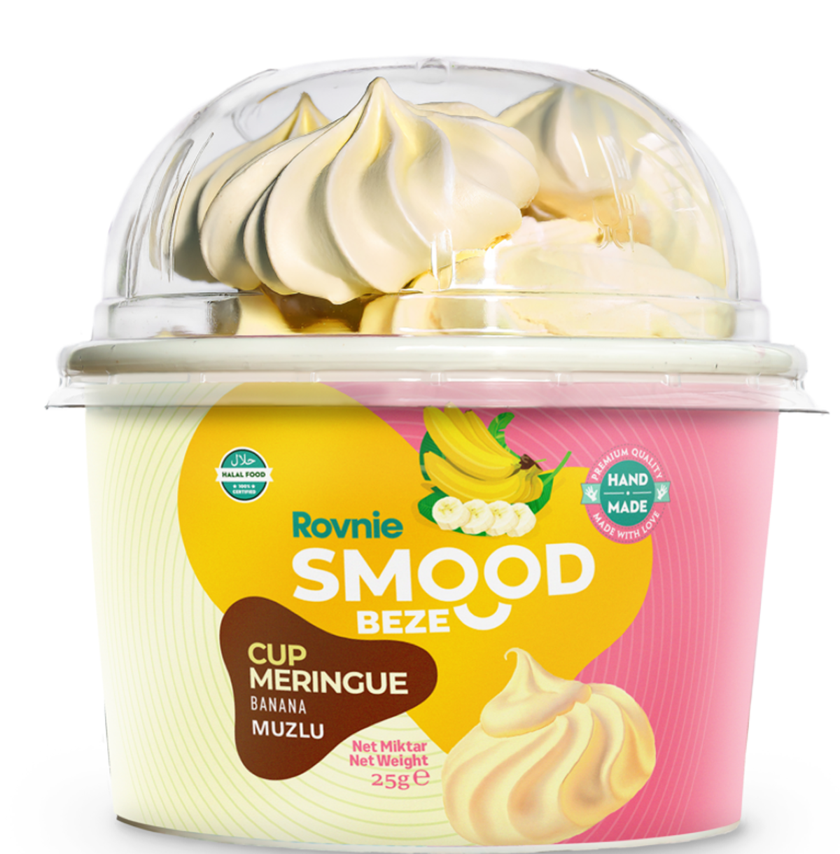 Biggbrands GmbH - Wholesale Hard Candy - Rovnie Banana Flavor Merıngues0