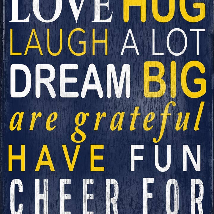 Targa Michigan In This House 11x19 per la vendita all'ingrosso da parte di Fan Creations