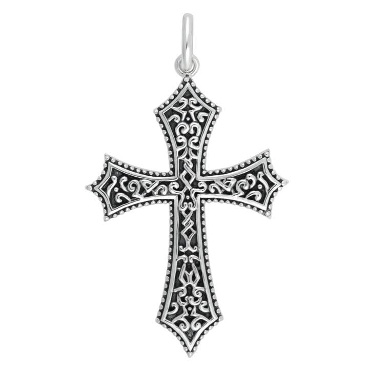 X Grote Decoratieve Kruis (VS-DDP) voor wholesale door Silver Jewellery Cavern Wholesale