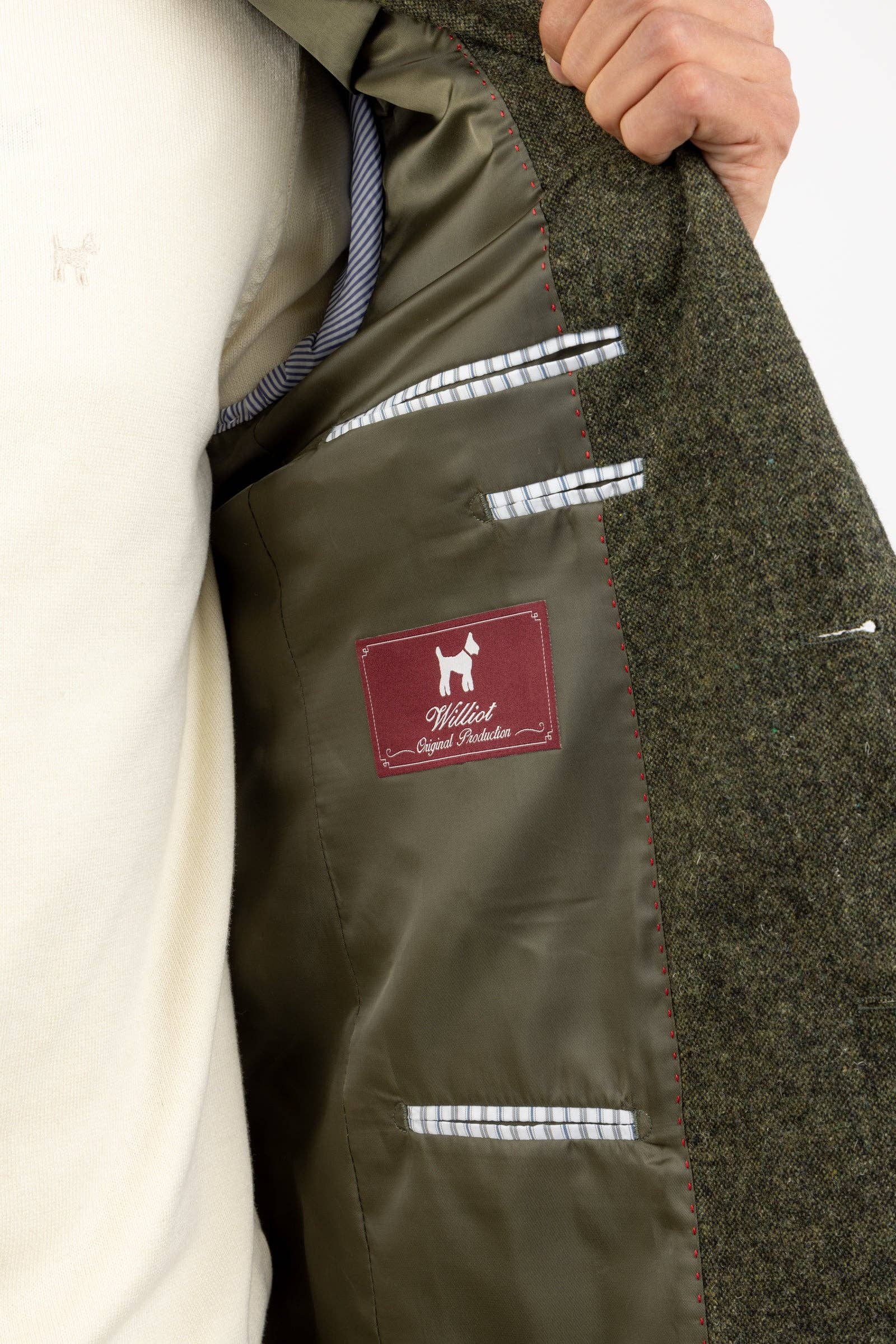 williot - Vente Veste de costume – homme - Veste verte Lisa Lana6