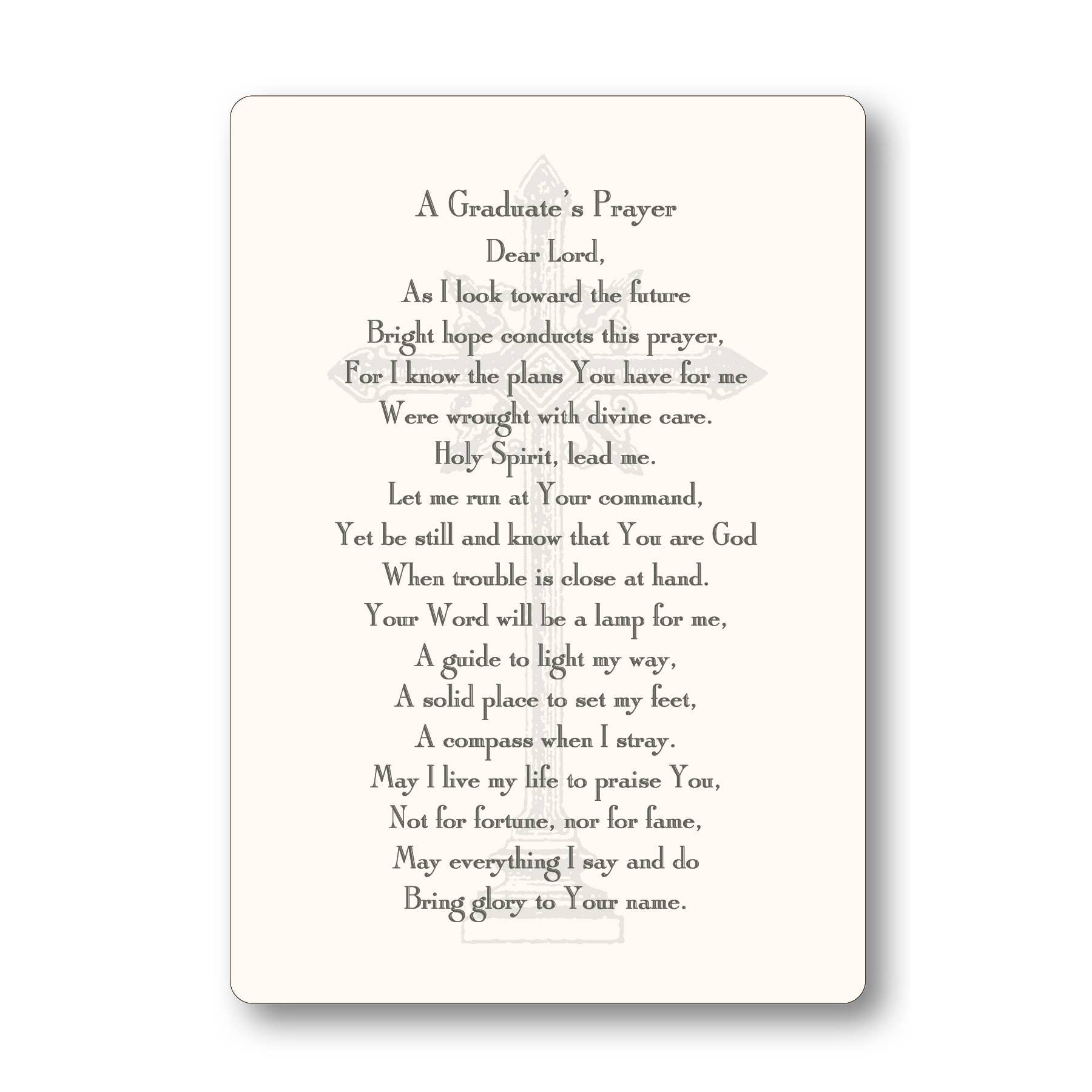 Maison de Papier - Wholesale Religious Card - VEC002030 Graduate Prayer card 0