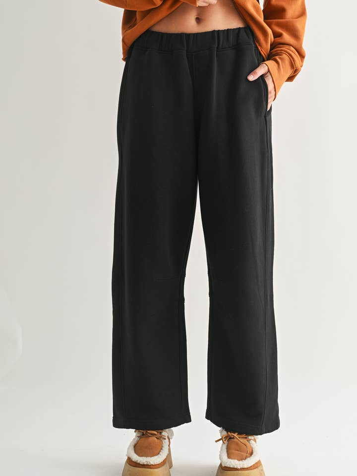 Mono B - Wholesale Lounge Sweatpants/Joggers - Women's - Malibu Air Cotton Barrel Lounge Pants3