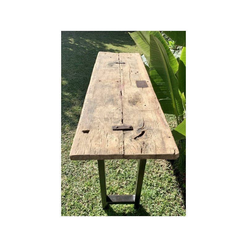 Paloma Black (Casa Natura Design, S.L.) - Vendita all'ingrosso Consolle - Consolle in legno naturale con bellissimi pannelli di legno antico e6