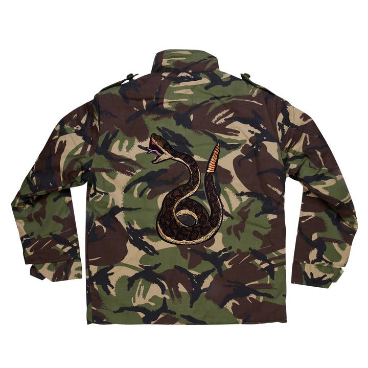 Jaqueta camuflada Green Snake Pair por atacado de Cat in the Hood