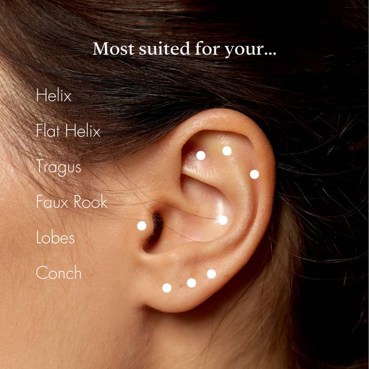 ZOHREH V. JEWELLERY - Wholesale Stud/Post Earrings - Opal Star Flat Back Earring 14k Gold
