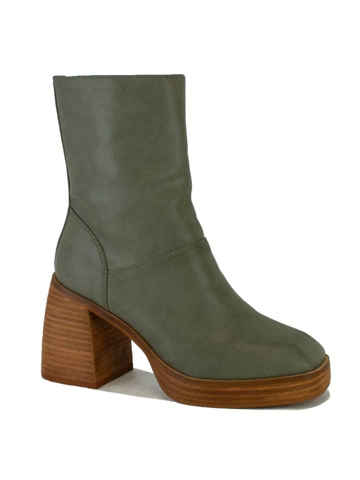 BEAST FASHION - Wholesale Booties - Women's - FOSTER-03 Block Heel Ankle Boots10