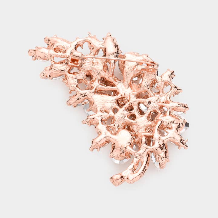 Sensibling Corp. - Wholesale Brooch - Glass Crystal Leaf Pin Brooch19