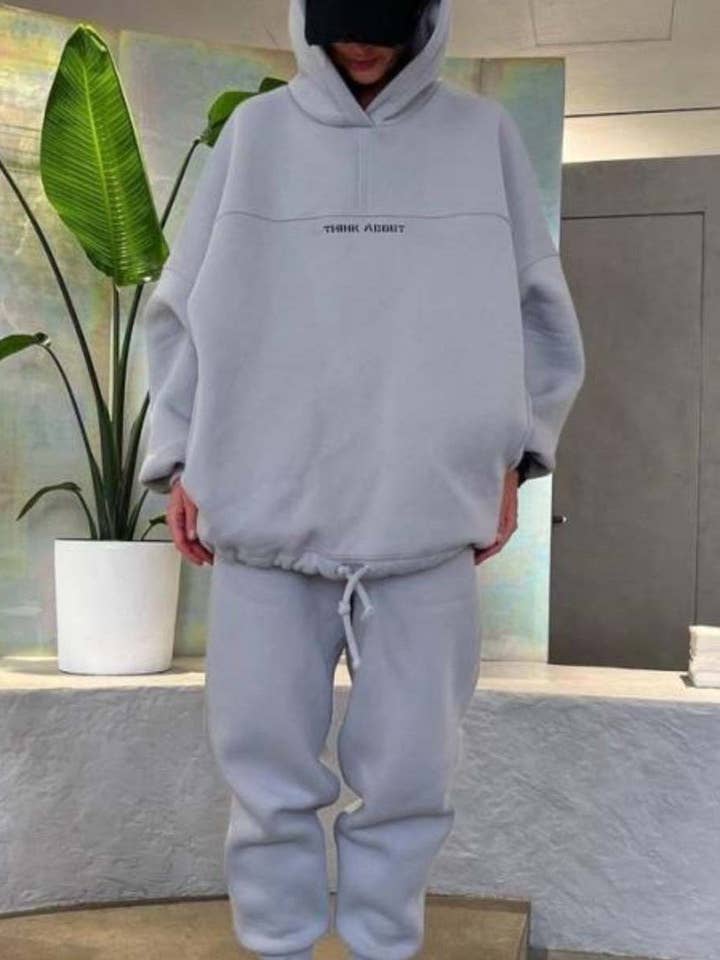 Printed Hoodie Jogger Sport Set for wholesale by Aria Romance