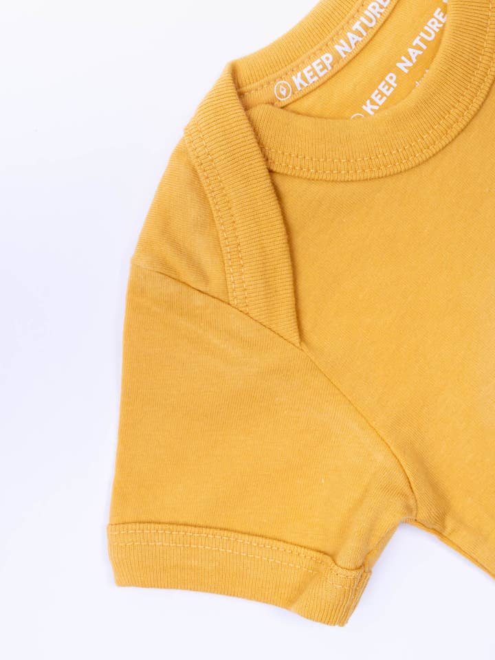 Keep Nature Wild - Wholesale Bodysuit (Non-Footed) - Baby - Happy Camper Saguaro Baby Bodysuit | Mustard4
