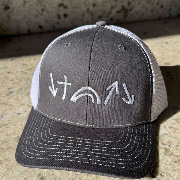 Charcoal and White Hat - Gospel Symbols for wholesale by Gospel Symbols