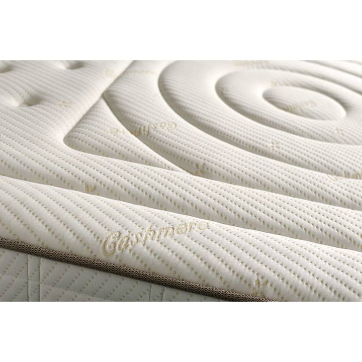 Moonia – Großhandel Bett – SuperSoft Cashmere Premier Gel Matratze, 27cm, 150x190cm