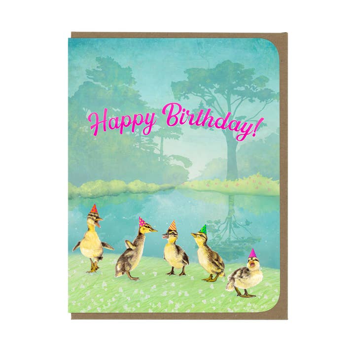 FØDSELSDAG - Ællinger - Fødselsdagskort for engroshandel hos Amy Rose Moore Illustration