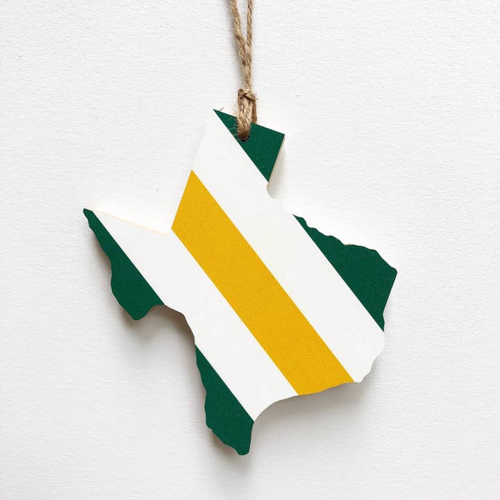 Hemlock & Heather - Wholesale Ornament - Blue/White/Red Team Spirit Texas Ornaments7