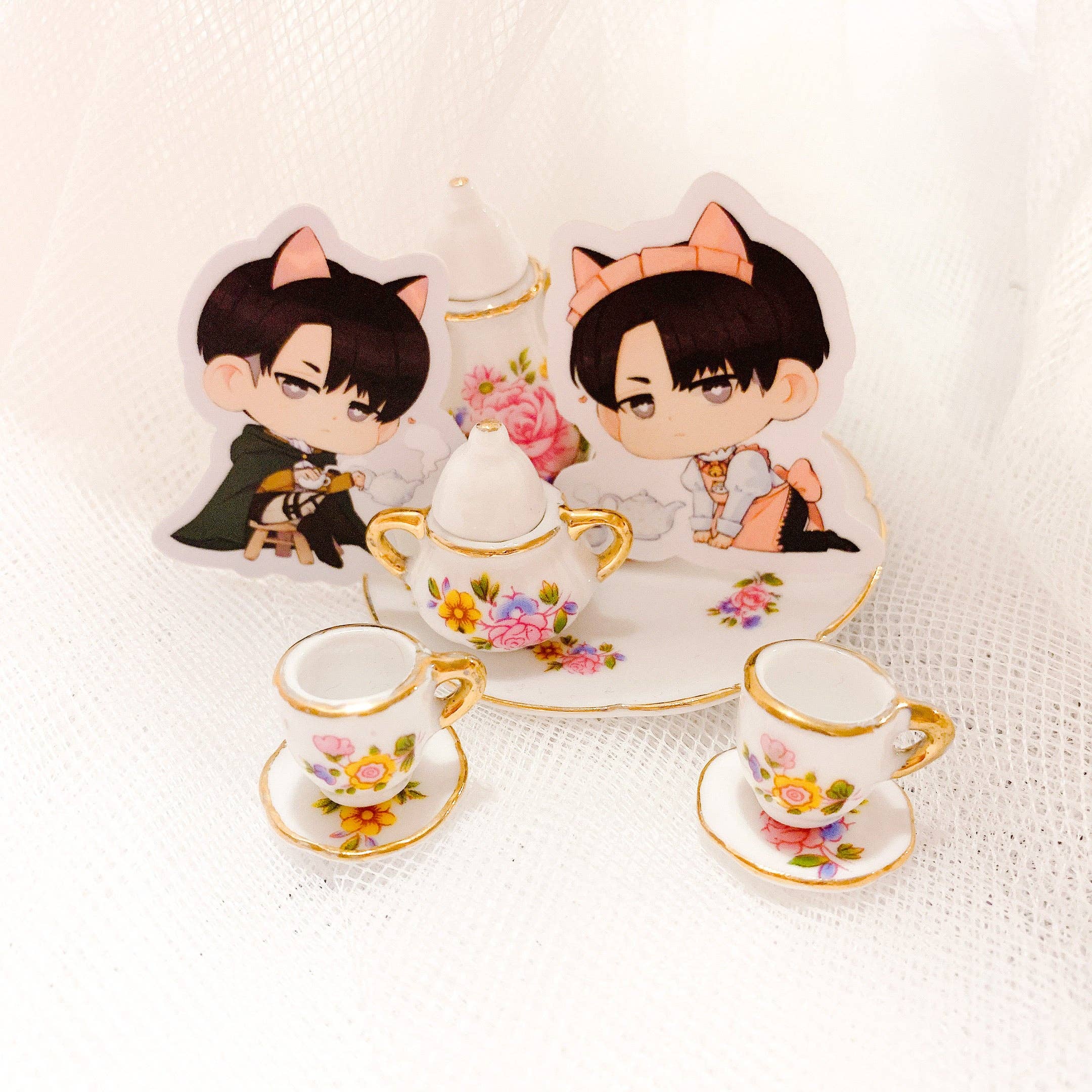 Agi Jagi Shop – Engroshandel Klistermærke – Kawaii Captain Kit-te klistermærker2