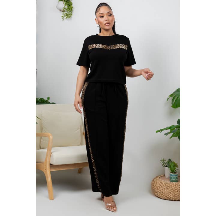 WILD STRIPE LOUNGE SET for wholesale by Esmeray Clothing