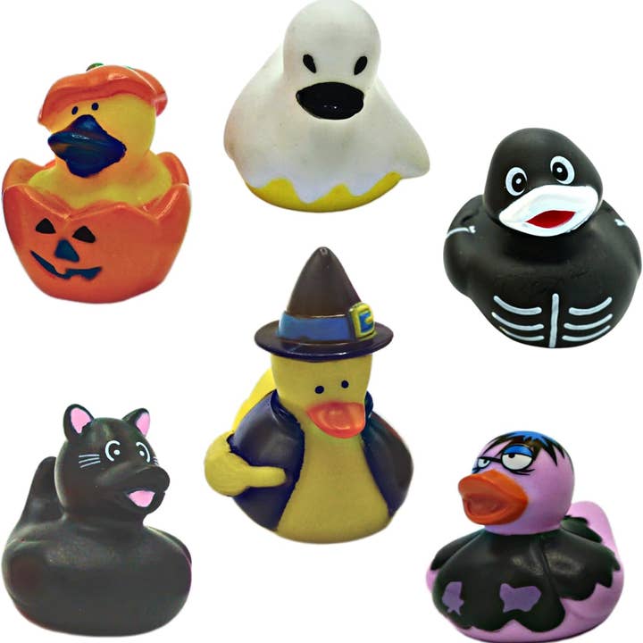 4E's Novelty - Wholesale Party Favor - 4E’s 24 Pack Halloween Rubber Ducks - 2.5" Party Favors8