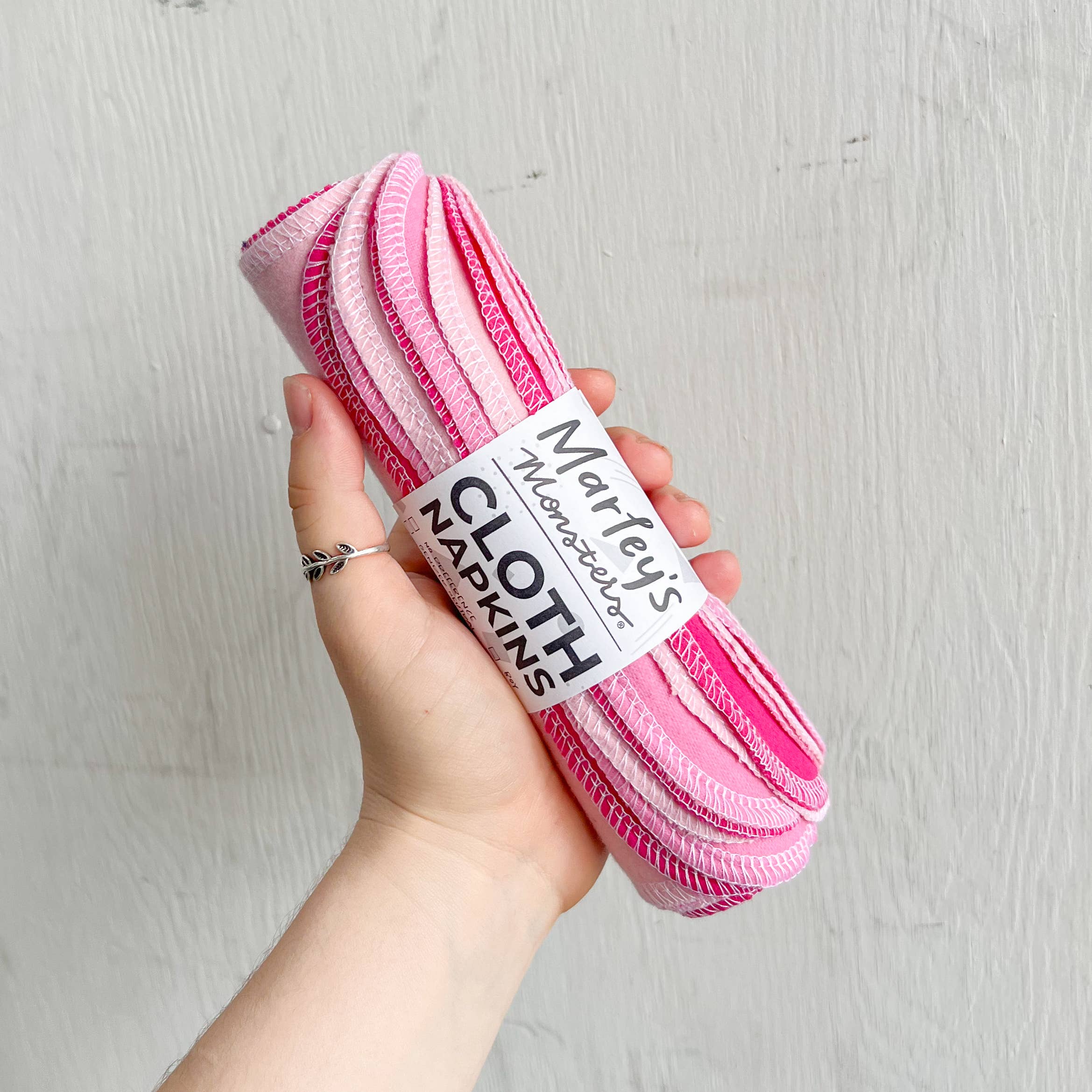 Marley's Monsters – wholesale Dinner & cloth napkin – Small Cloth Napkins: 12 Pack - Rainbow and Color Mixes4