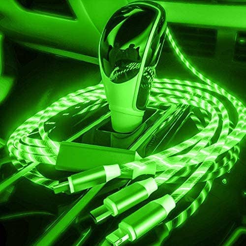 Tech Trendz - Wholesale Charging Cable - All in One - Flowing current light up cable1