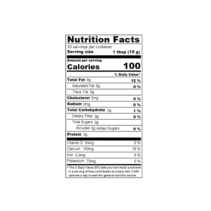 Umami Insider - Wholesale Nut Butter - Pure Black Sesame Paste (Unsweetened), 4.58 oz12