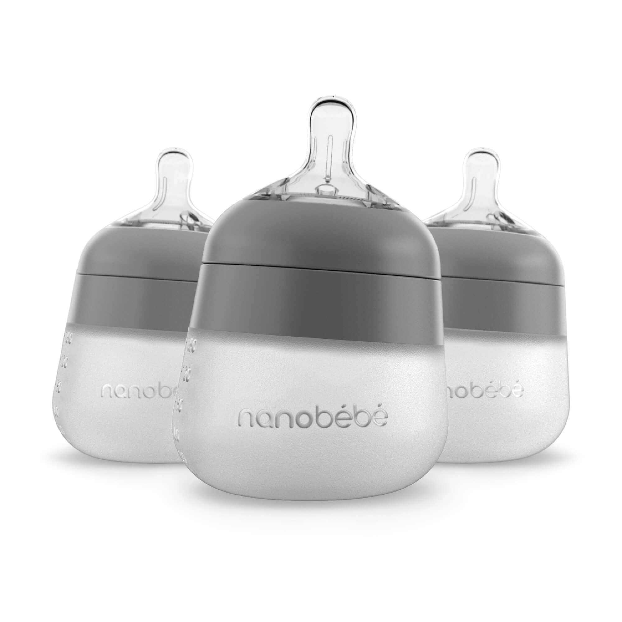 Nanobebe AI Inc - Wholesale Baby Bottle - 5oz Flexy Silicone Baby Bottle0