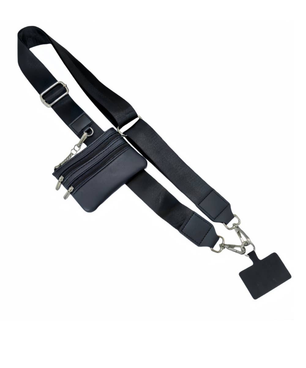 DESHENG ENTERPRISE - Wholesale Bag Strap - Women's - HANDBAG STRAP WITH ZIPPER POUCH PHONE HOLDER WRISTBAND3