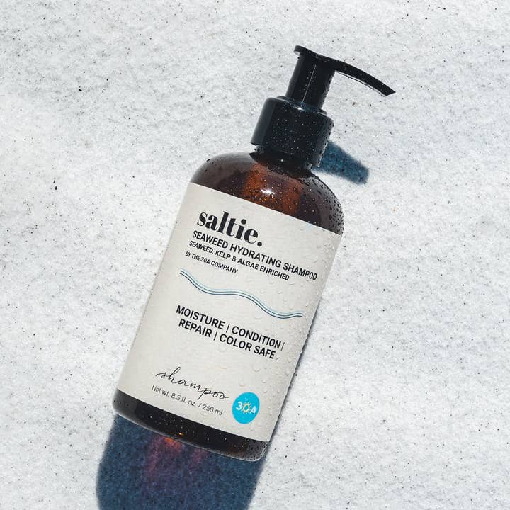 Seaweed Hydrating Shampoo -Seaweed, Kelp & Algae Enriched for wholesale by Saltie by30A Ocean Rich Haircare