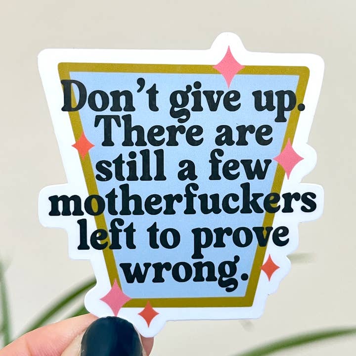 Beweise, dass sie falsch liegen Aufkleber für den Großhandel von Thanks, Capitalism!