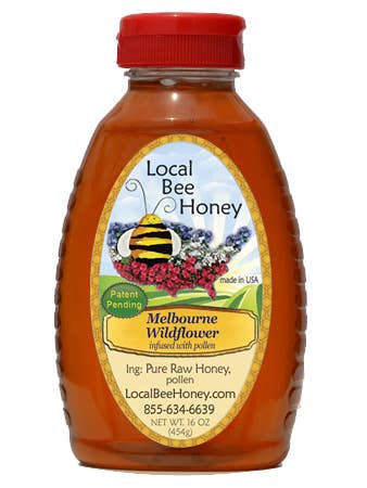 Melbourne Allergy Honey - 16oz  | Local Bee Honey for wholesale by Winter Park Honey