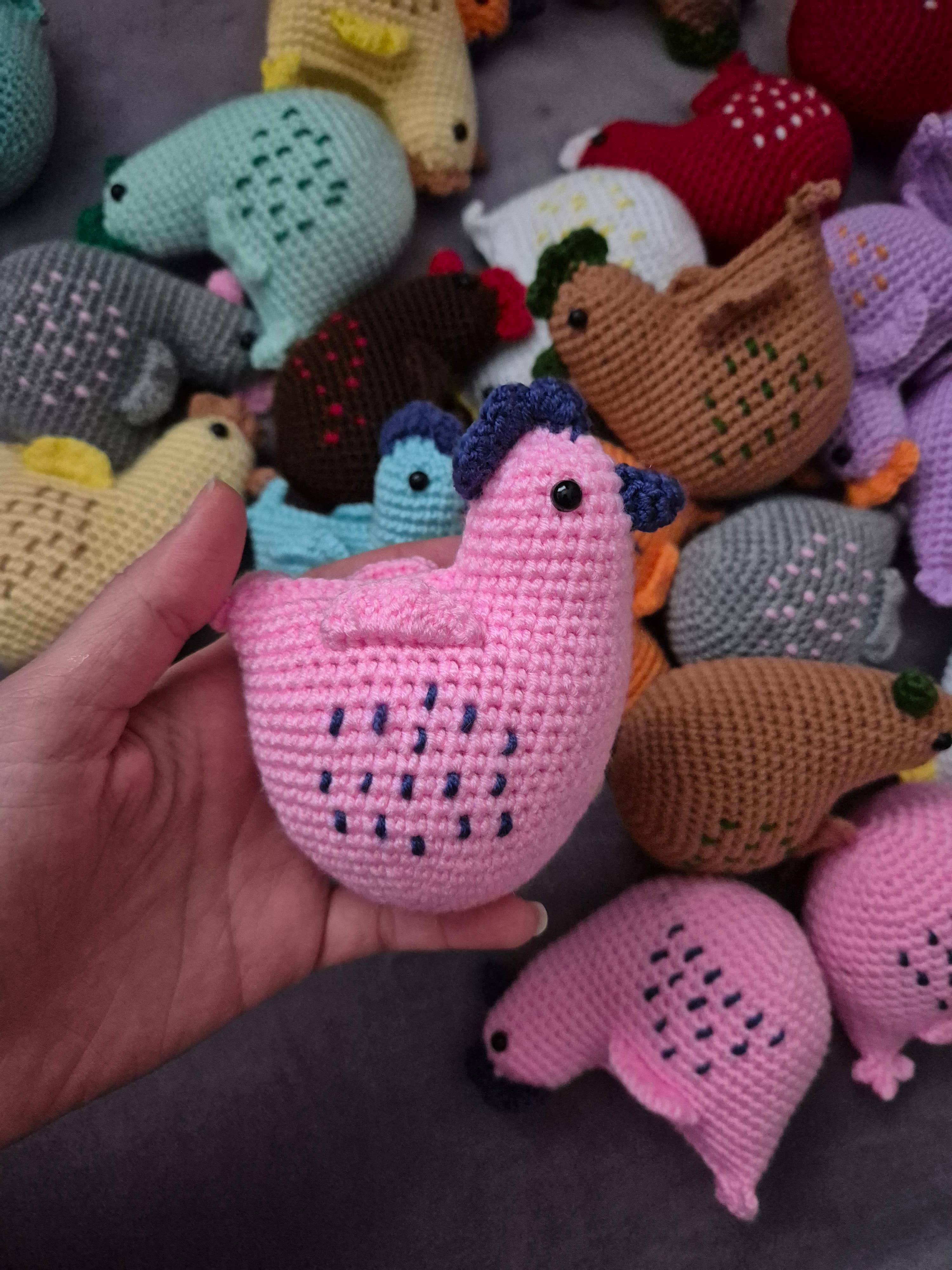 despinacrafting – Großhandel Kuschel-/Plüschtier – Kind & Baby – Häkel-Hühnchenspielzeug, Amigurumi Kuscheltier16