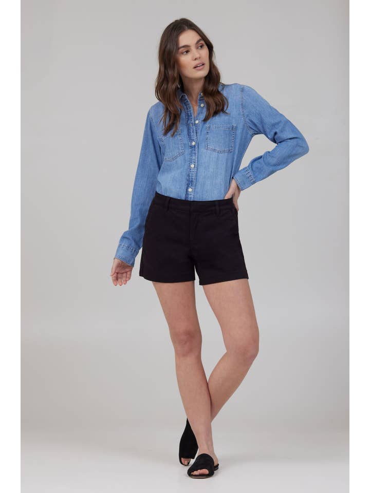 Lila Ryan - Wholesale Shorts - Women's - Susannah Chino Short Black