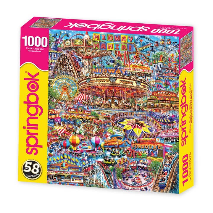 Springbok Puzzle - Wholesale Puzzle - Adult - Midway Mania 1000 Piece Jigsaw Puzzle
