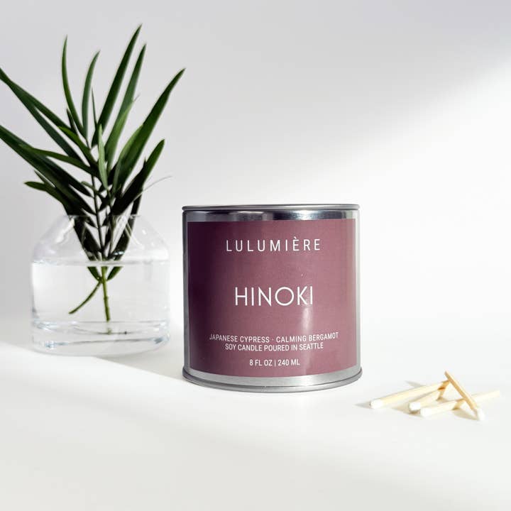 Hinoki Candle for wholesale by LULUMIÈRE