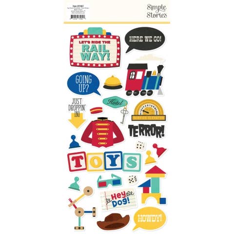 Simple Stories - Venta al por mayor Pegatina - Diga Queso Tinseltown Pegatinas de Espuma
