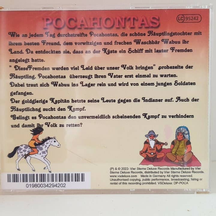 Vier Sterne Deluxe Records - Wholesale Folklore & Mythology - Dingo Pictures - Pocahontas2