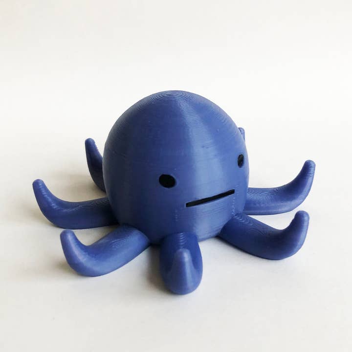 Zach the Octopus telefoonstandaard Bureauvriend Helper in Plum Tart Purple voor wholesale door Jace and Judy