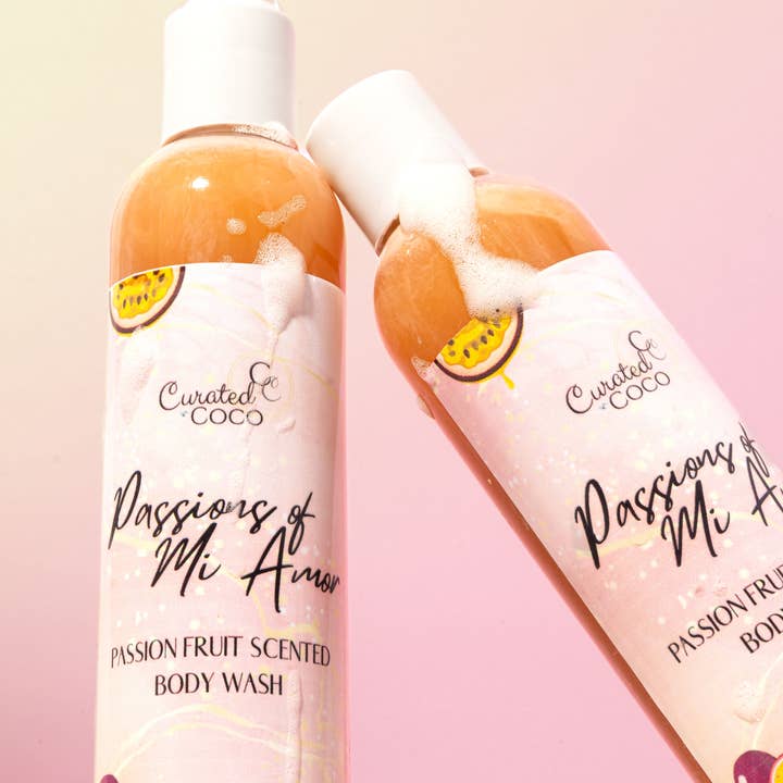 Curated Coco - Wholesale Body wash/shower gel - Passion Fruit Scented Body Wash1