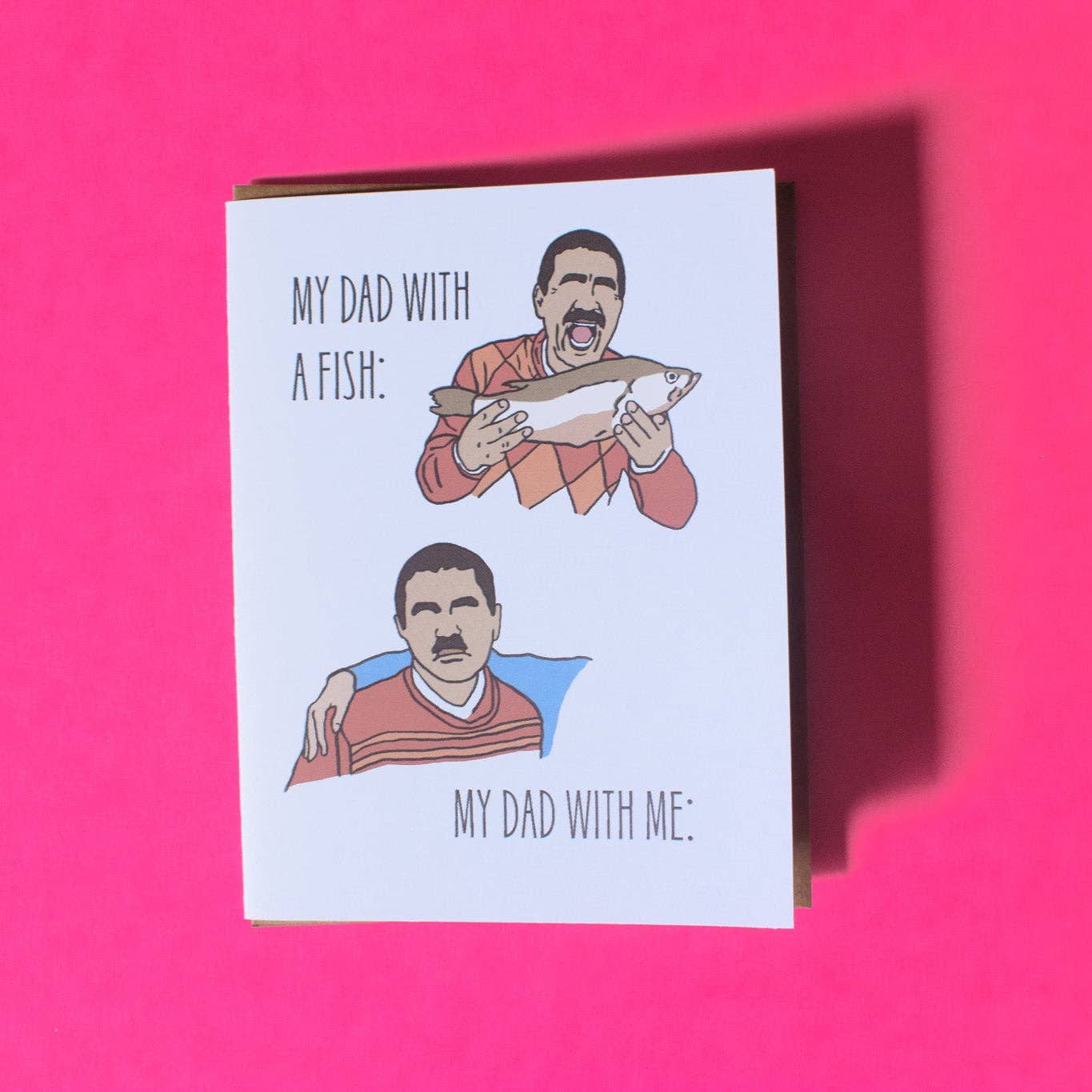 Doctor Scribble - Wholesale Father's Day Card - Funny Dad Birthday Card | Dad With a Fish Greeting Card4