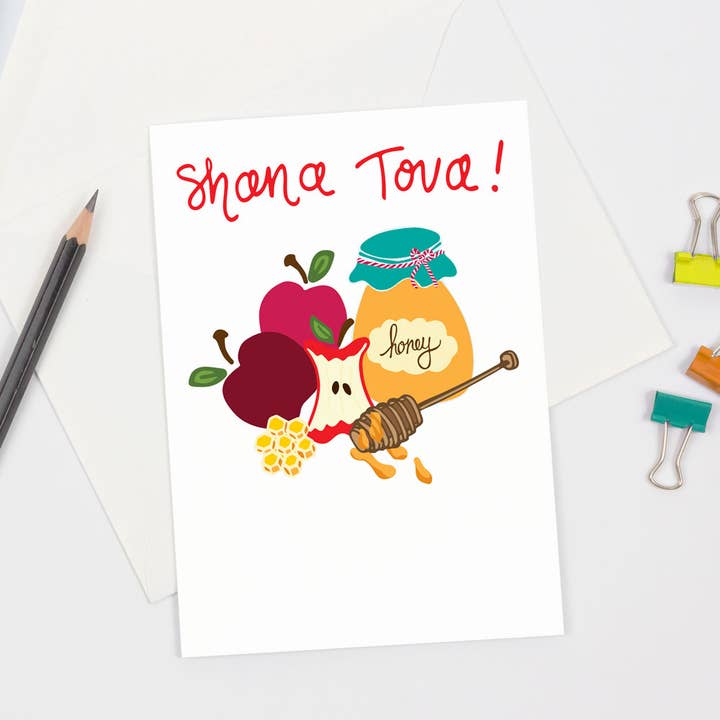 Rosh Hashanah Greeting Card for wholesale by Sunny Day Designs