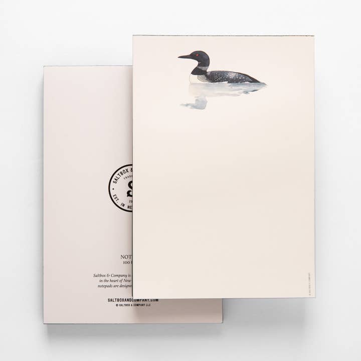 Loon - Notepad for wholesale by Saltbox & Company
