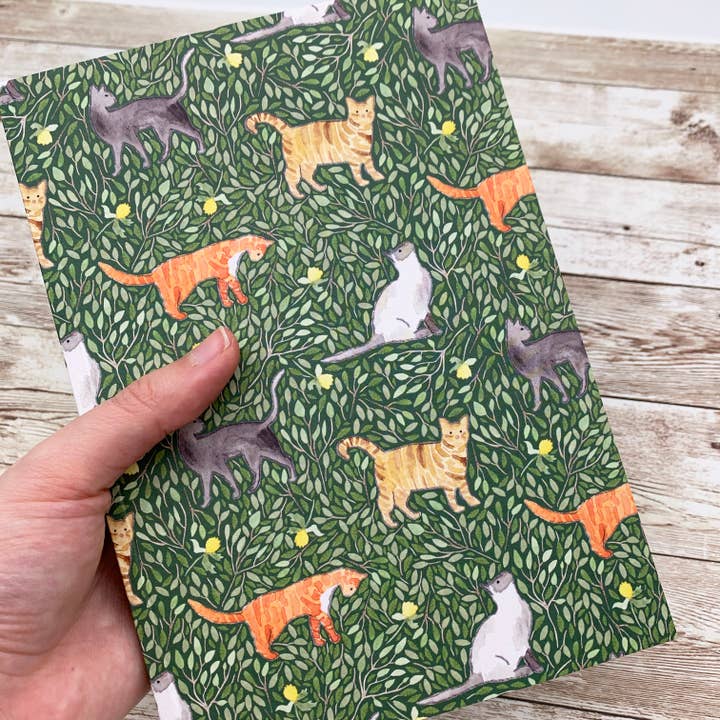 Samantha Hall Designs - Wholesale Notebook - Cat A5 Lined Notebook3