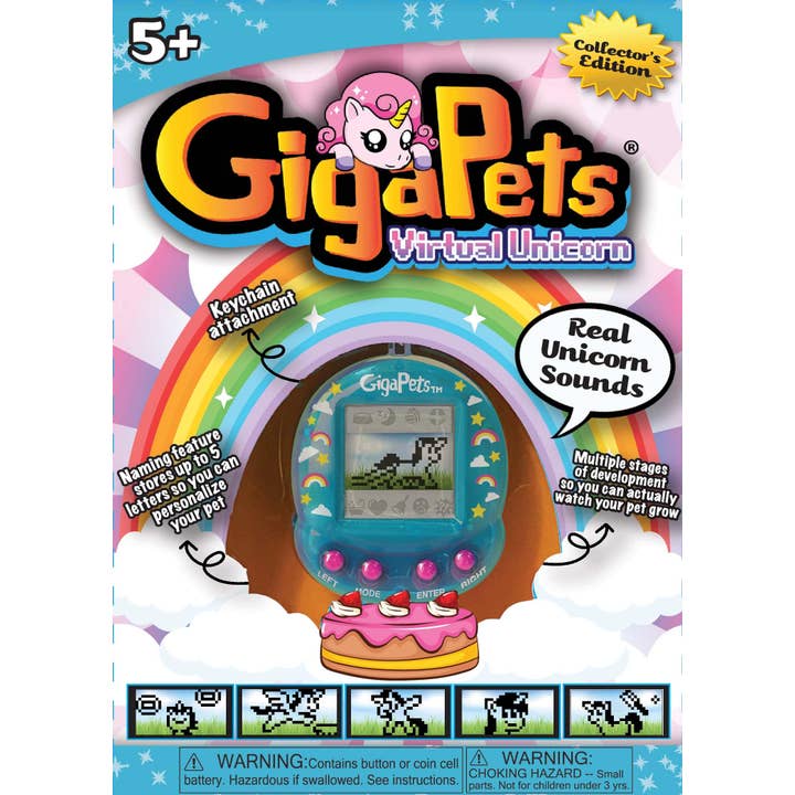 Unicorn, Puppy, T-Rex GigaPets 12 Unit Asst Unicorn, Puppy, T-Rex GigaPets 12 Unit Asst