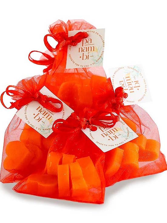 Tropical Fruits Soap Heart for wholesale by Panambí